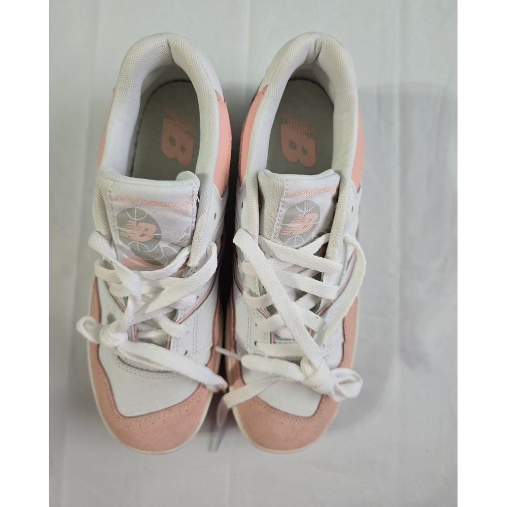New Balance 550 White Pink Sneakers GSB550CD Womens 7.5 Kids 6 Low Top NWOT - Picture 6 of 15